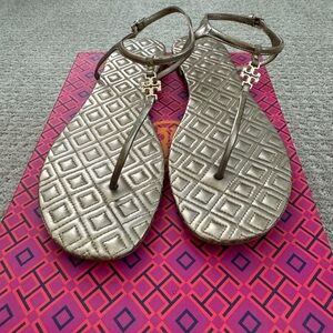 Tory Burch Marion Quilted Sandal Sz 9